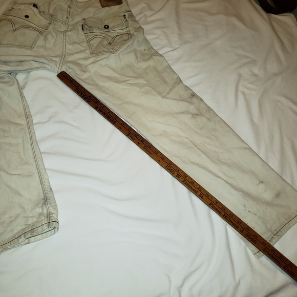 Super stained distressed bleached levi jeans Sz 31 - Picture 11 of 16